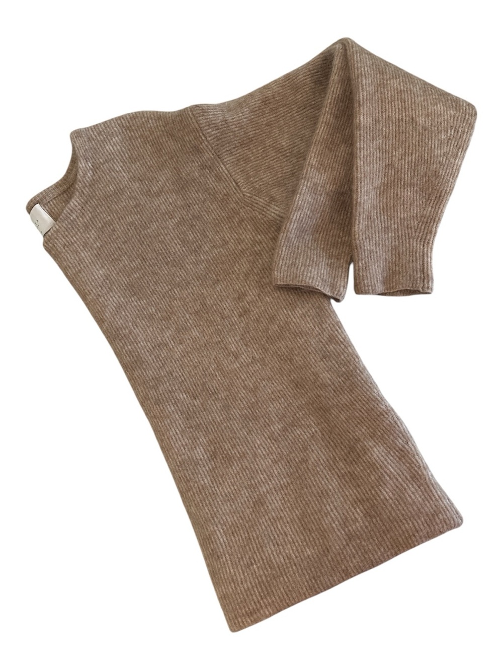 Yaya | Tan Wool & Mohair Sweater | Size Large / XL